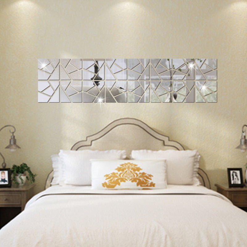 Geometric Mirror Wall Sticker DecorativeGeometric Mirror Wall Sticker Decorative