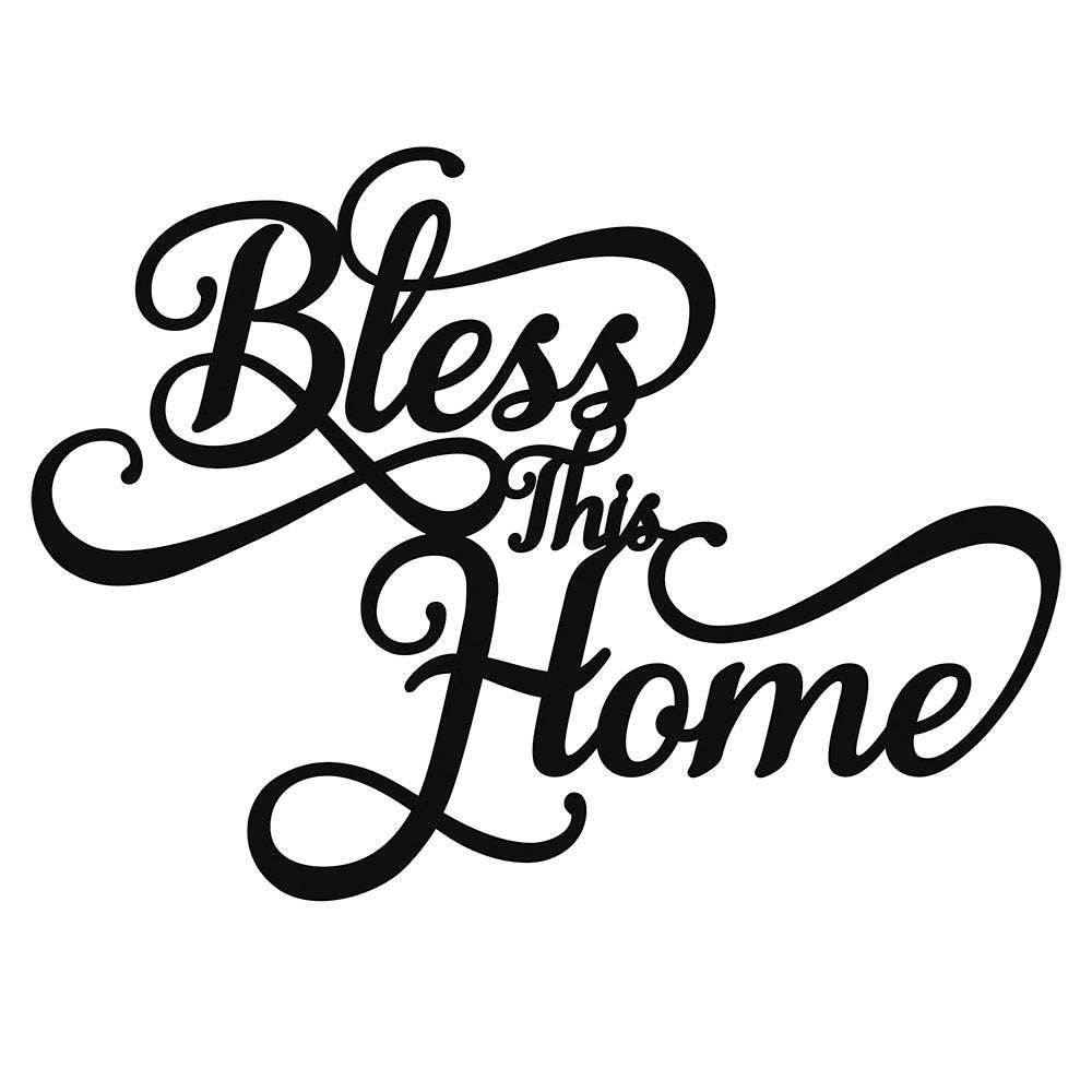 Bless This Home Metal Wall Art Metal Letter Wall HangingHome Metal Wall Art Metal Letter Wall Hanging