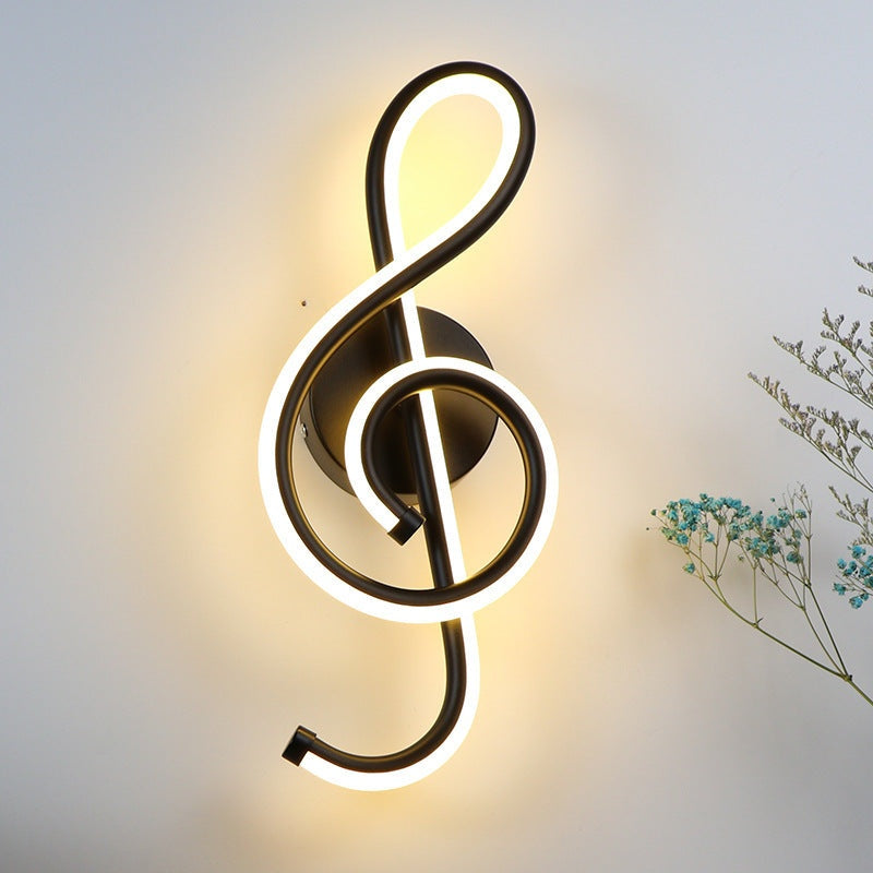 Music score home interior living room lightingMusic score home interior living room lighting