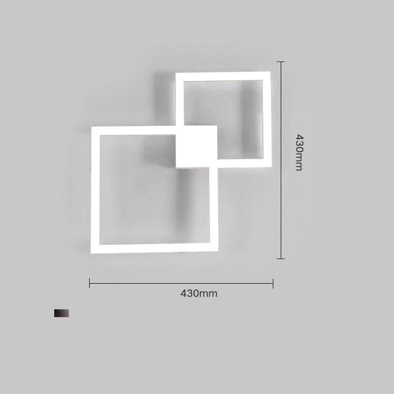 Modern Creative Geometric Square Aisle Wall Decoration LampsModern Creative Geometric Square Aisle Wall Decoration Lamps