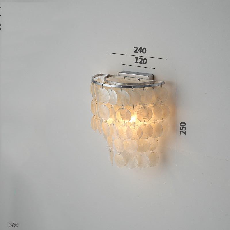 Creative Minimalist Living Room Background Shell Wall LampCreative Minimalist Living Room Background Shell Wall Lamp