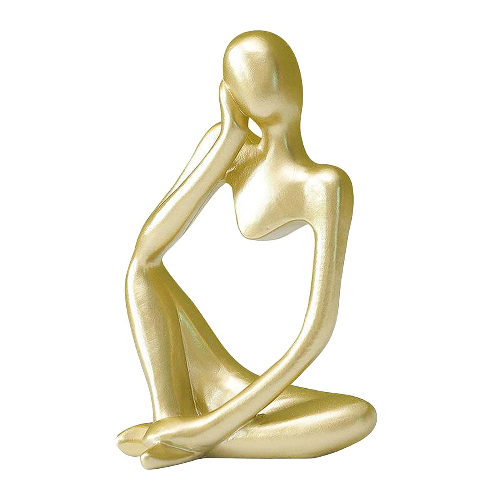 Abstract Thinker Creative Resin Sculpture Statue Character Craft JewelAbstract Thinker Creative Resin Sculpture Statue Character Craft Jewelry Sandstone Statue Decoration