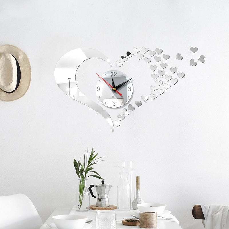 Three-Dimensional Decorative Clock Acrylic Digital Mirror Wall Sticker-Dimensional Decorative Clock Acrylic Digital Mirror Wall Sticker Wall Clock