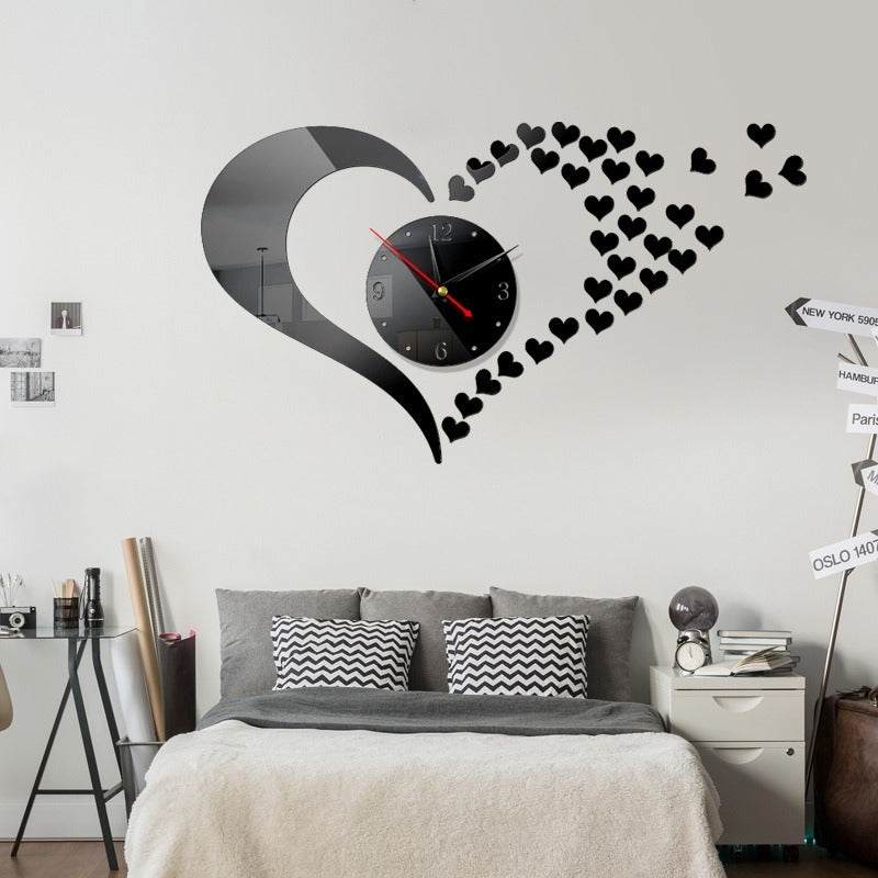 Three-Dimensional Decorative Clock Acrylic Digital Mirror Wall Sticker-Dimensional Decorative Clock Acrylic Digital Mirror Wall Sticker Wall Clock