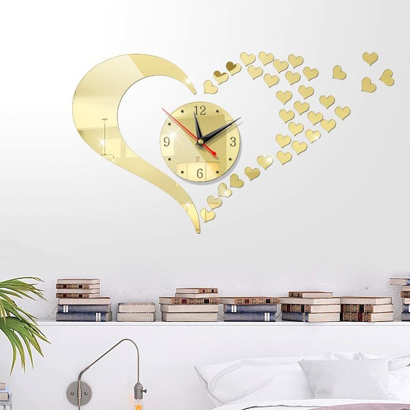 Three-Dimensional Decorative Clock Acrylic Digital Mirror Wall Sticker-Dimensional Decorative Clock Acrylic Digital Mirror Wall Sticker Wall Clock