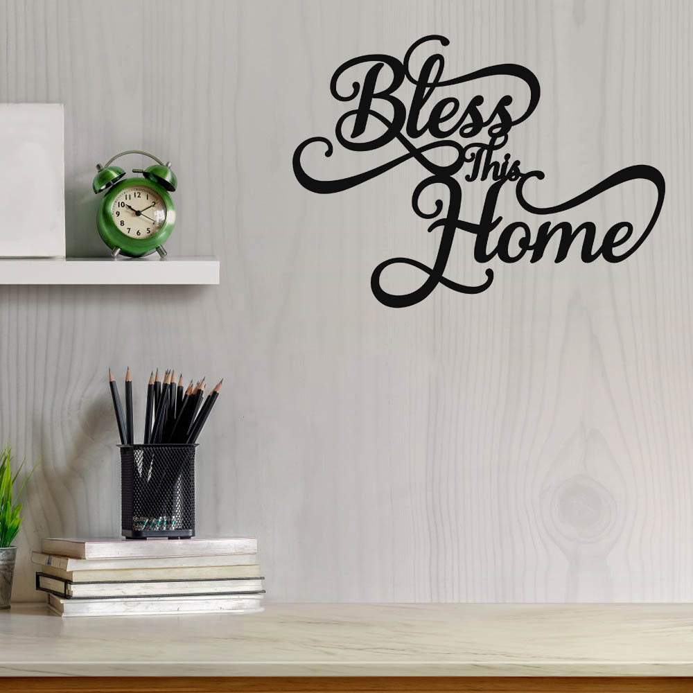 Bless This Home Metal Wall Art Metal Letter Wall HangingProduct inform