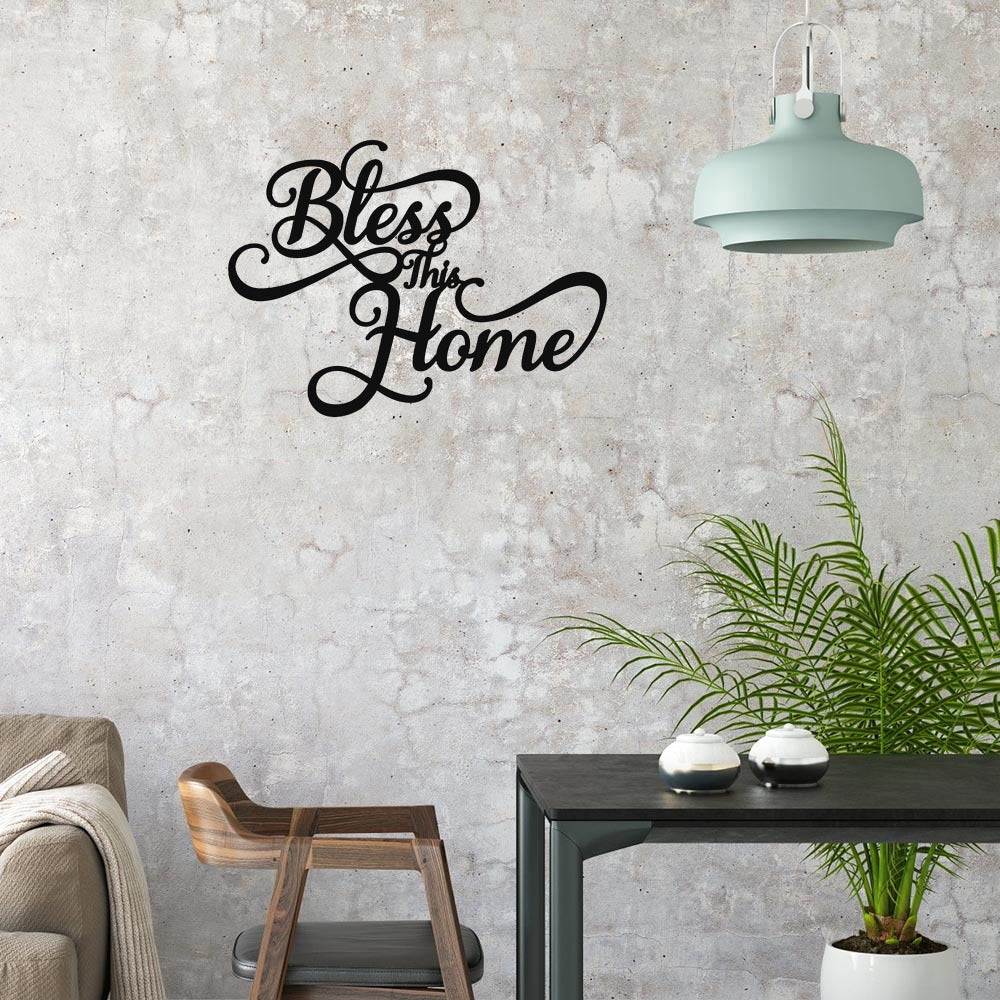 Bless This Home Metal Wall Art Metal Letter Wall HangingHome Metal Wall Art Metal Letter Wall Hanging