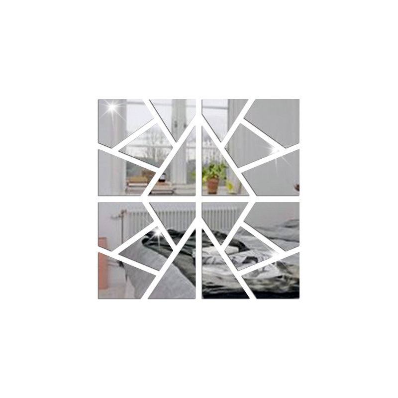 Geometric Mirror Wall Sticker DecorativeGeometric Mirror Wall Sticker Decorative