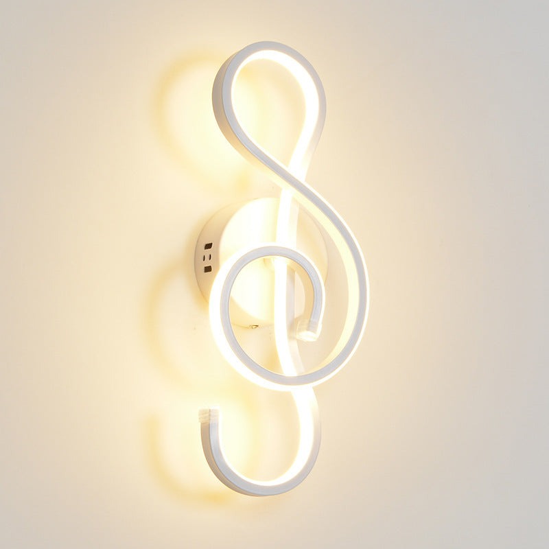 Music score home interior living room lightingMusic score home interior living room lighting