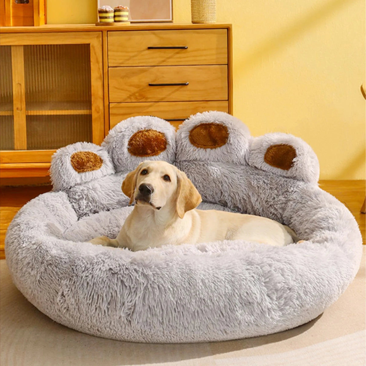 Fluffy Dog Bed Large Pet Products Dogs Beds Small Sofa Baskets Pets KeFluffy Dog Bed Large Pet Products Dogs Beds Small Sofa Baskets Pets Kennel Mat Puppy Cats Supplies Basket Blanket Accessories