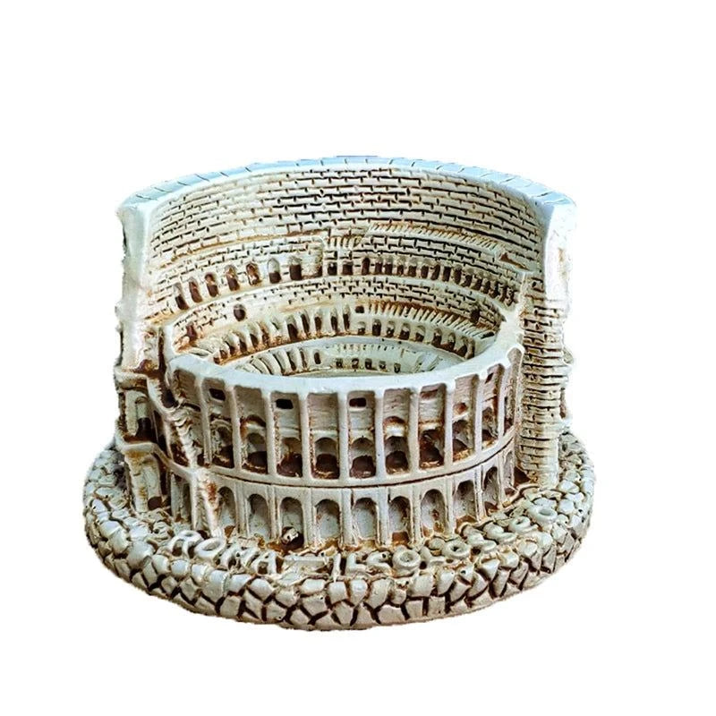 ResinRoman Colosseum Mini Size Figurine Sculpture Ancient Architecture