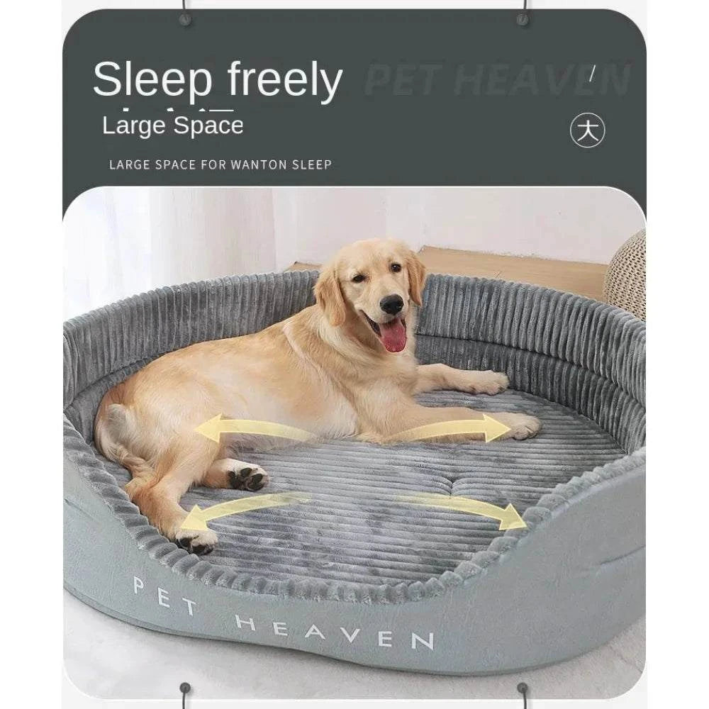 All season dog cat kennel beds with removable washable mats Large size