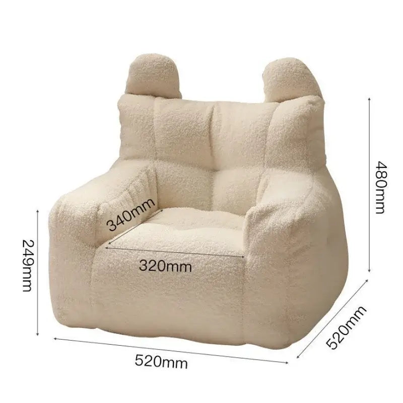 K-STAR Cute Lazy Mini Sofa for Cartoon Children Reading Seat Baby Sofa