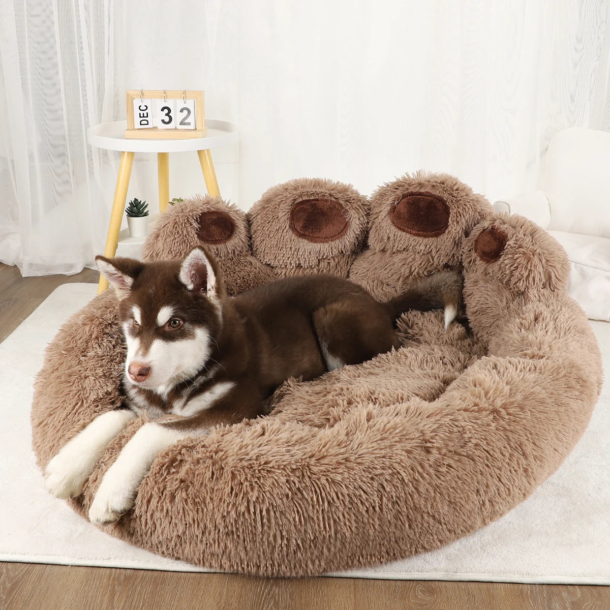 Fluffy Dog Bed Large Pet Products Dog Small Sofa Baskets Pet Supplies