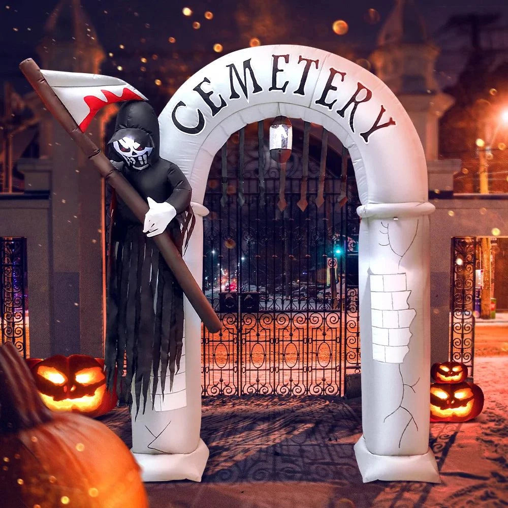 240cm 270cm Halloween Home Outdoor Decoration Cemetery Arch240cm 270cm Halloween Home Outdoor Decoration Cemetery Arch