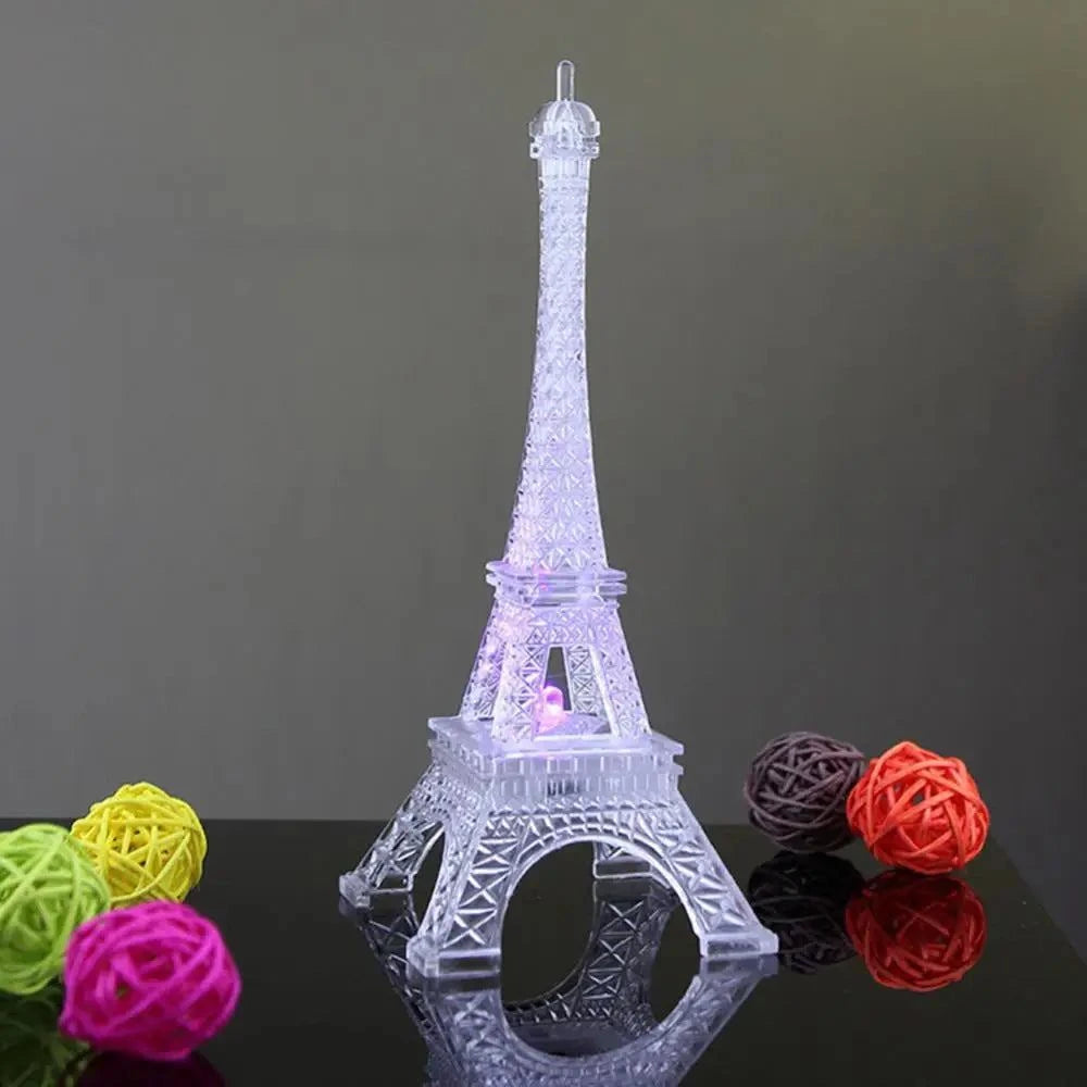 LED Color Changing Eiffel Tower Figurines Romantic Paris Eiffel Tower LED Color Changing Eiffel Tower Figurines Romantic Paris Eiffel Tower Night Light